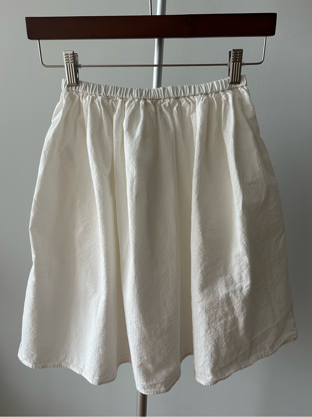 ARKET White Cotton Skirt